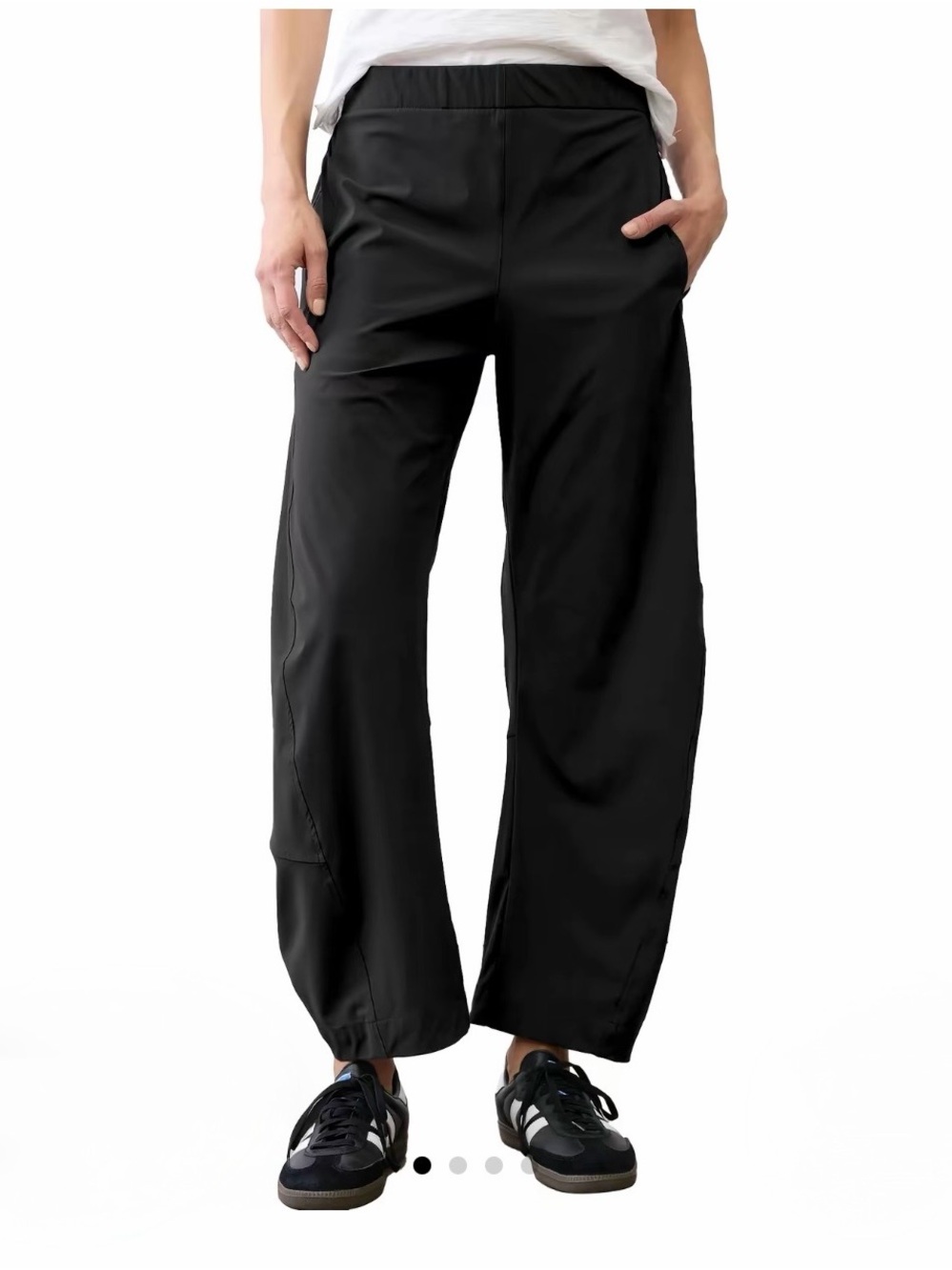 Women's Black Wide-Leg Pants